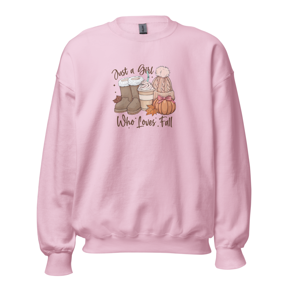 Just a Girl Who Loves Fall Sweatshirt