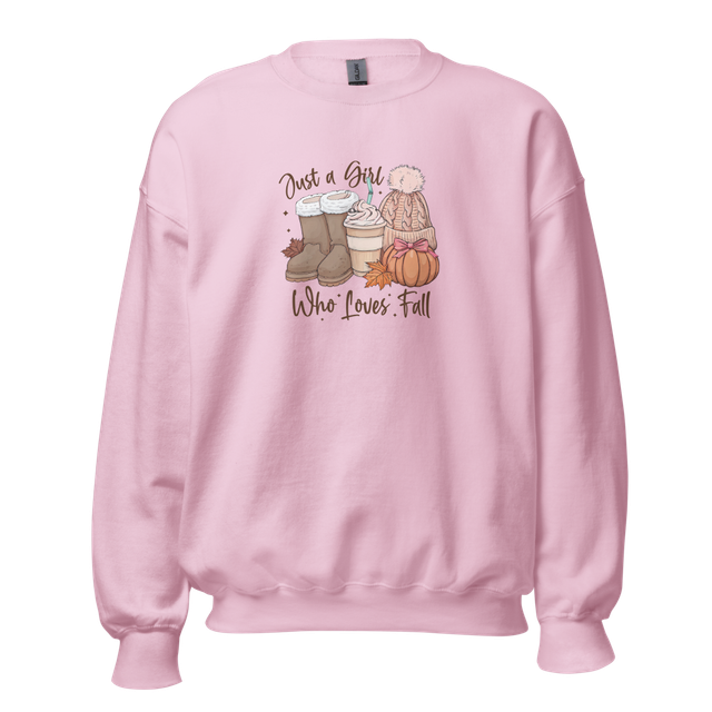 Just a Girl Who Loves Fall Sweatshirt