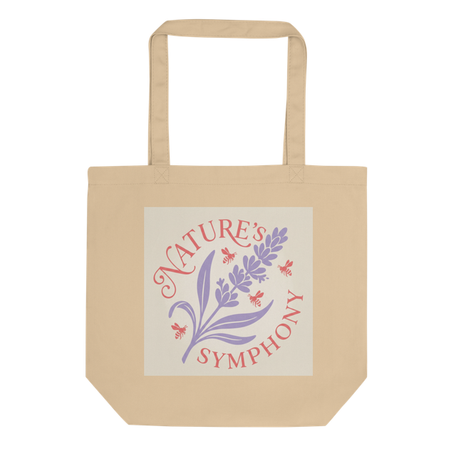 Lavender Nature tote Bag- Eco Friendly Canvas Bag