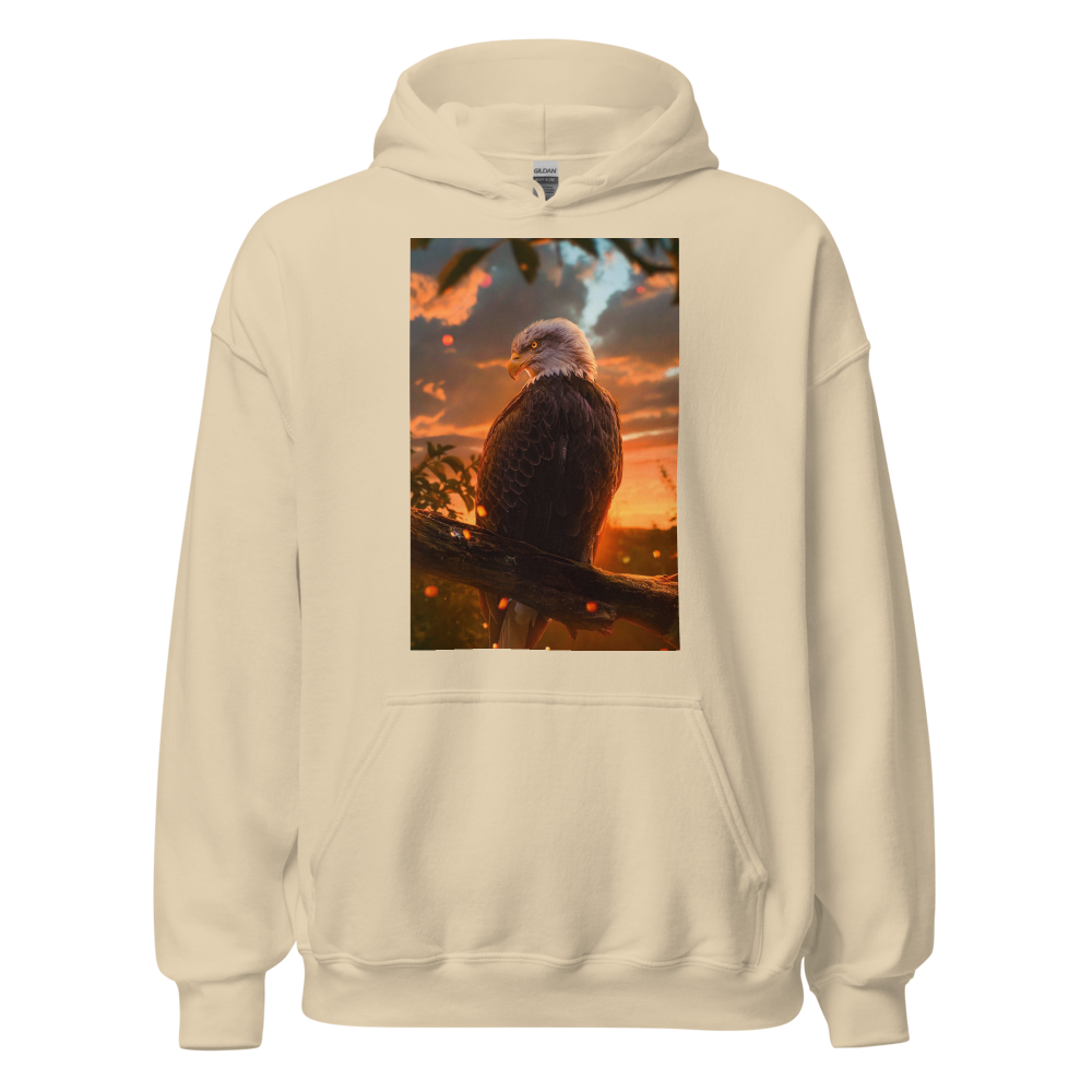 Eagle🦅 Hoodie- Olive Green & Beige Oversized 