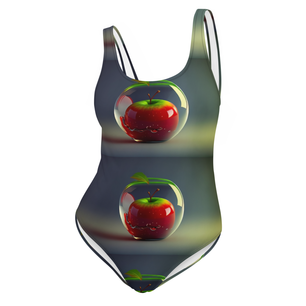 Forbidden Apple🍏 Aesthetic One-Piece Swimsuit💚🫠