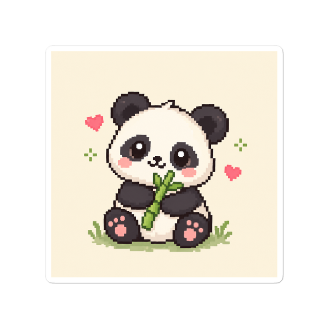 Cute Kawaii Panda Sticker
