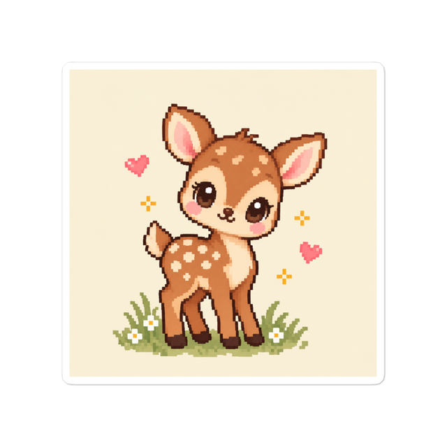 Cute Kawaii Deer Sticker