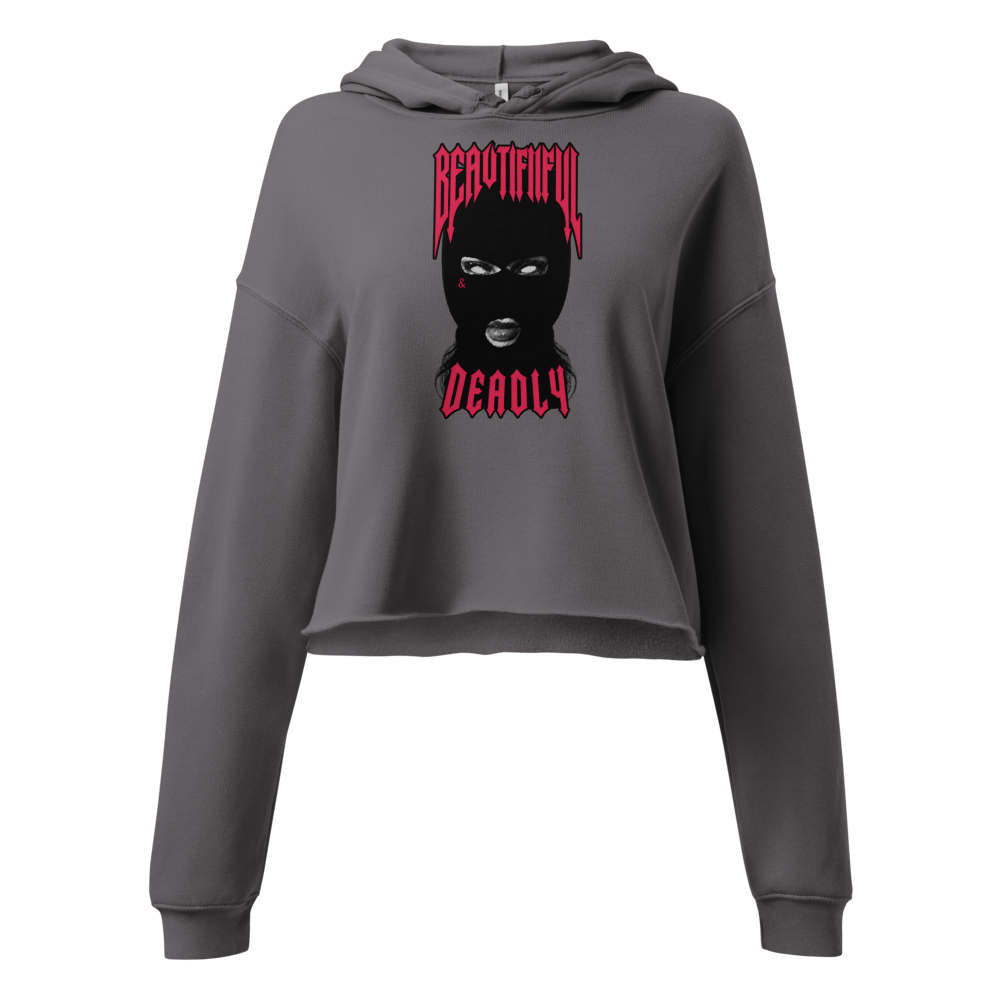 Beautiful and Deadly Cropped Hoodie