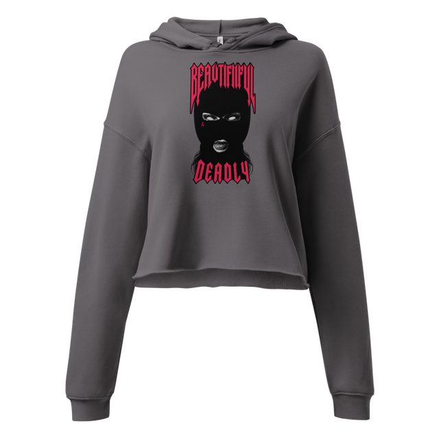 Beautiful and Deadly Cropped Hoodie