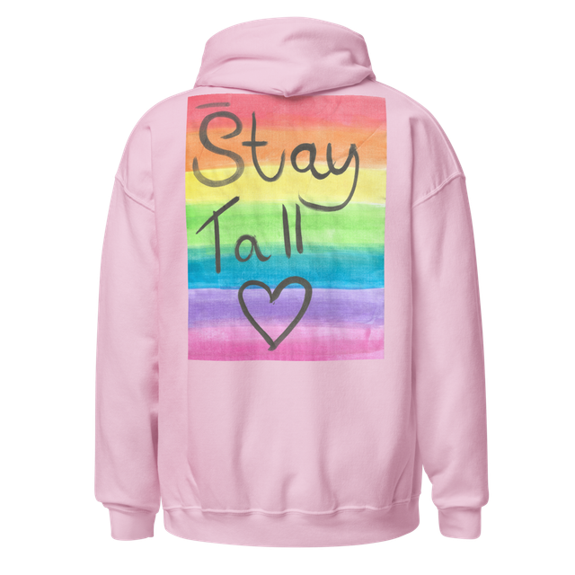 Stay Tall Rainbow Heart Hoodie