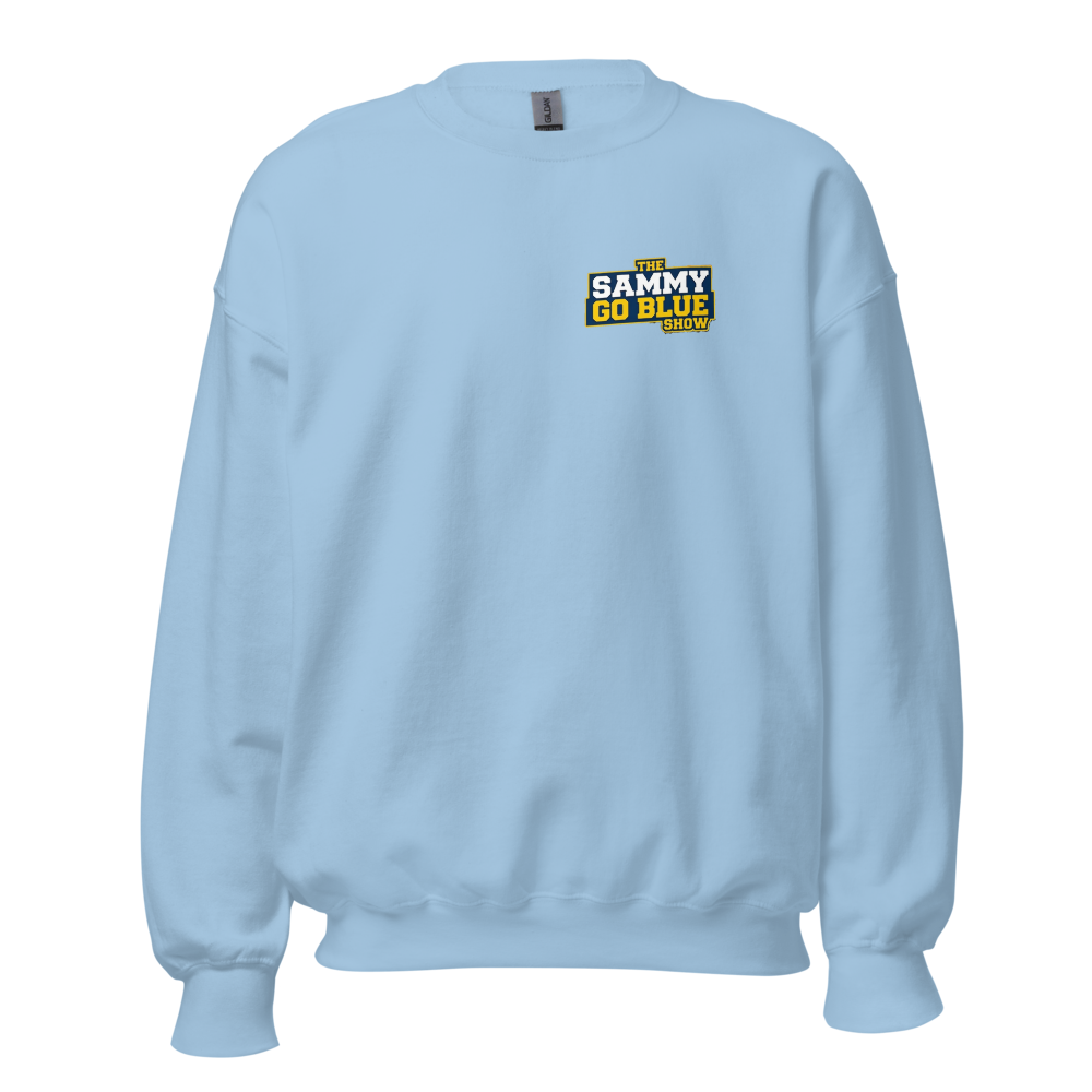 Sammy Go Blue Crew Neck Sweatshirt