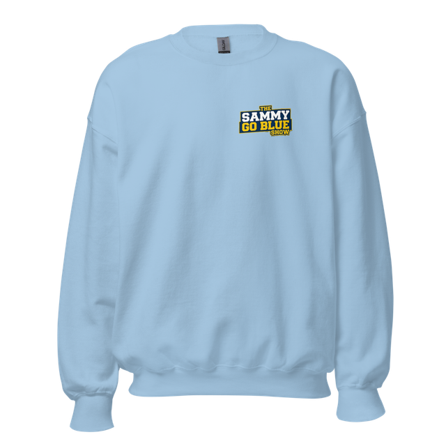 Sammy Go Blue Crew Neck Sweatshirt