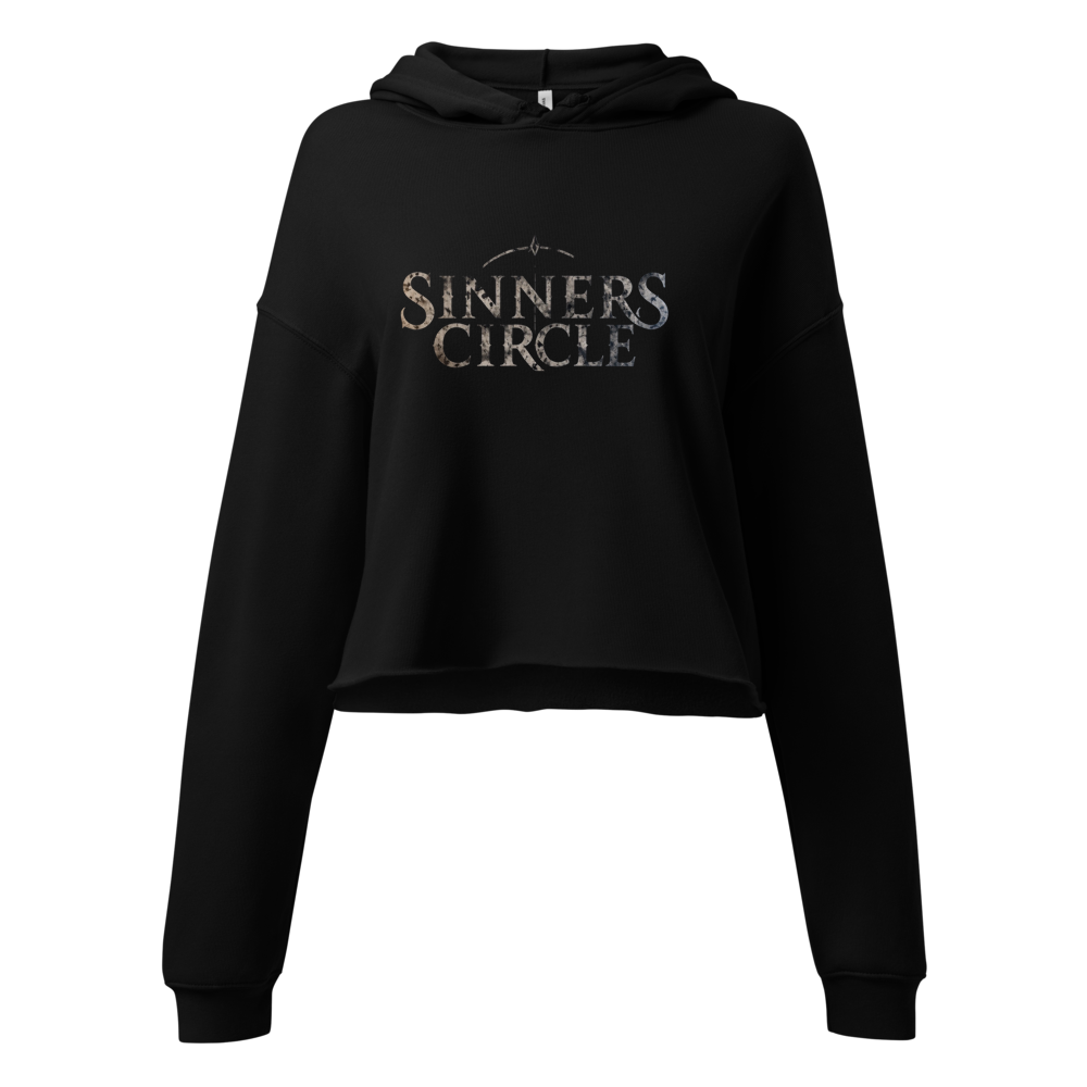 Sinners Circle womens cropped hoodie