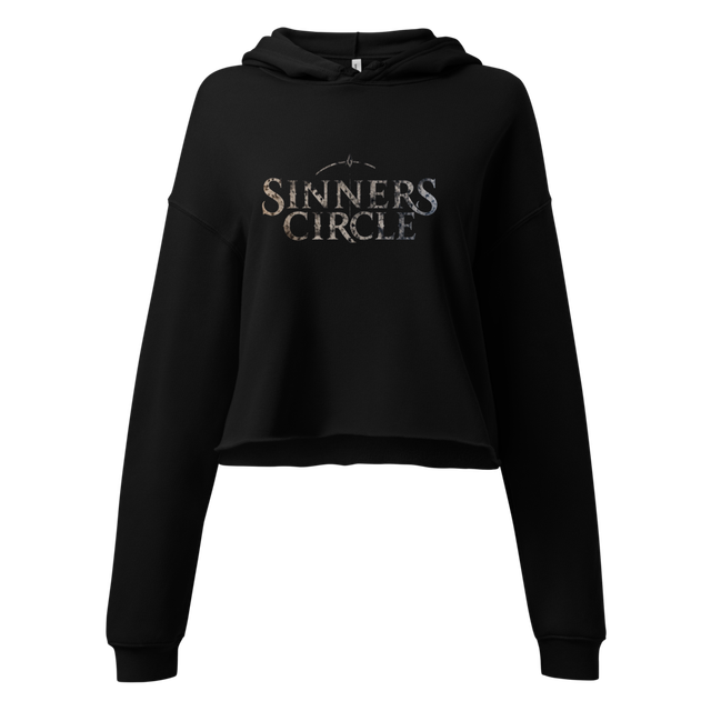 Sinners Circle womens cropped hoodie