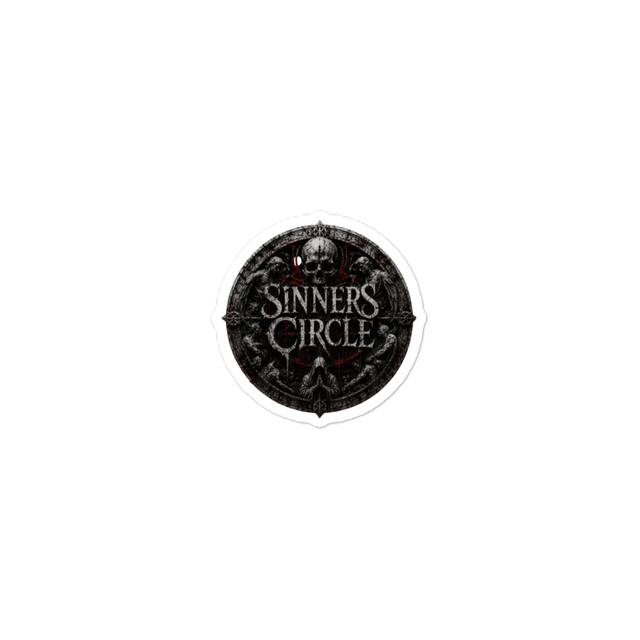 Sinners Circle band sticker
