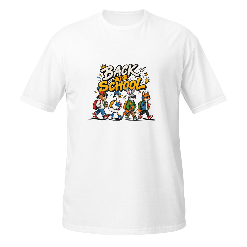 Back to School Animal Squad T-Shirt Design