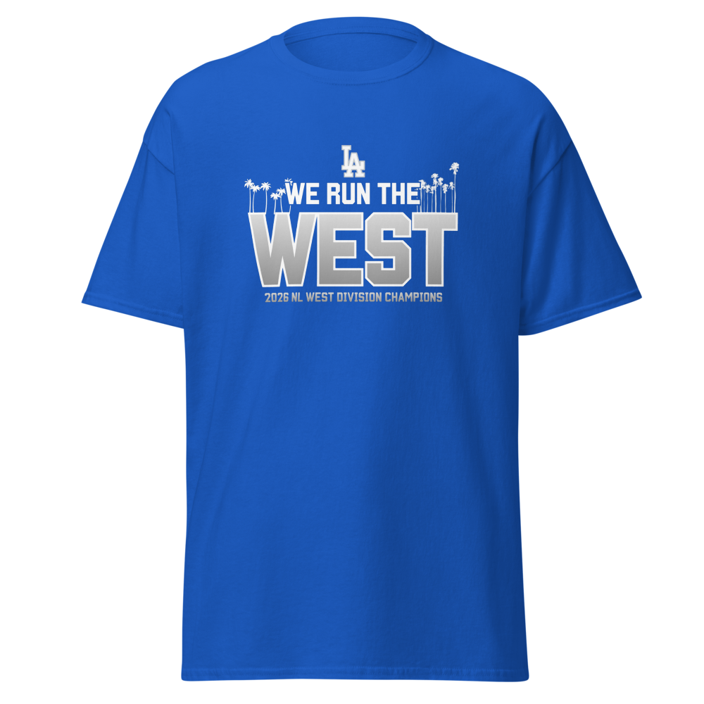 DODGERS NL WEST CHAMPS TEE