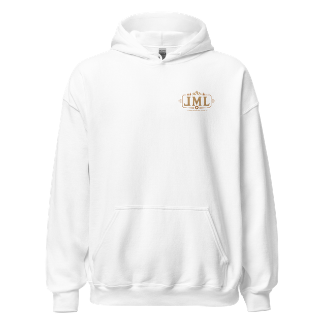 Heavy white hoodie