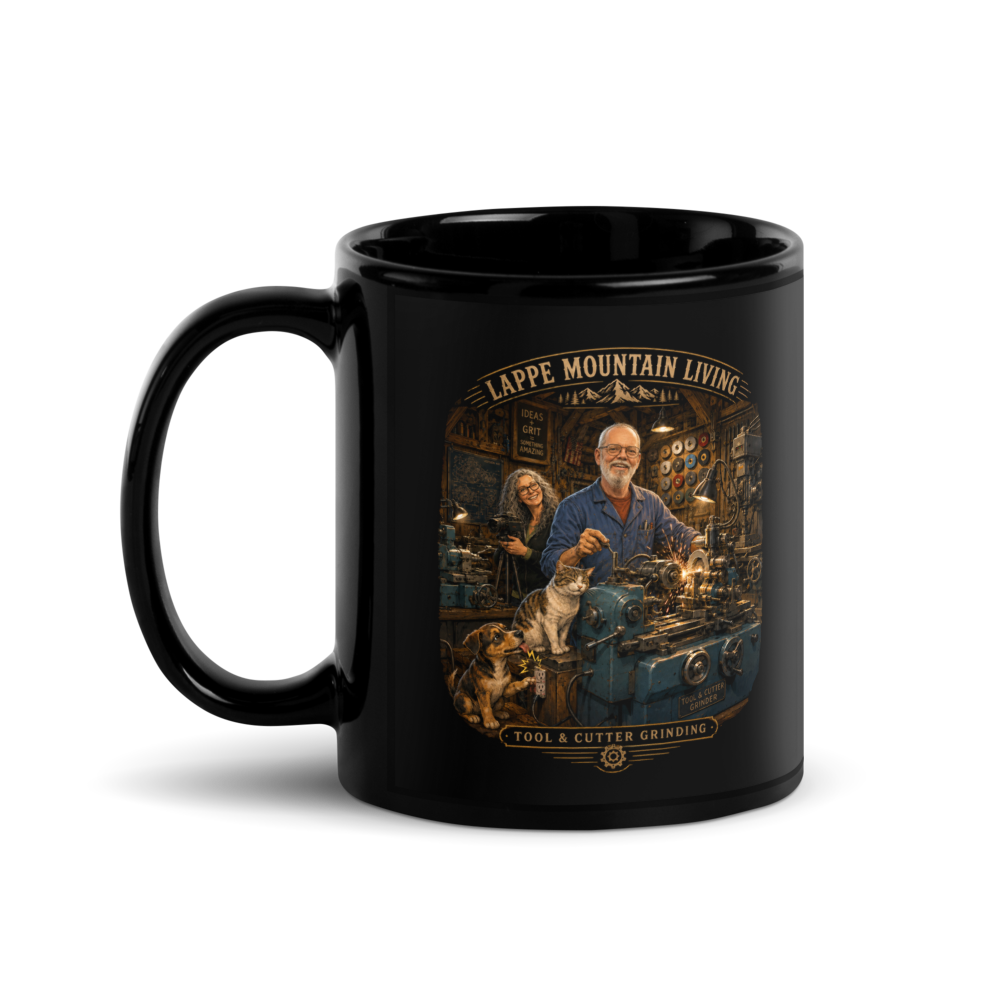 Black mug with team Lappe