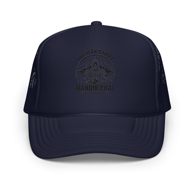 Temple Printed Foam Trucker Hat