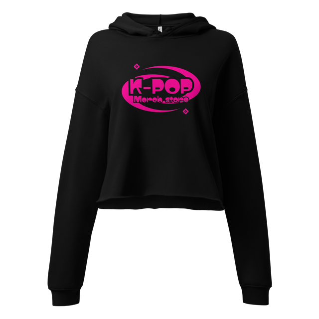 Aesthetic K-Pop Cropped Hoodie