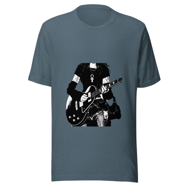Grunge Rock Guitarist Graphic T-Shirt