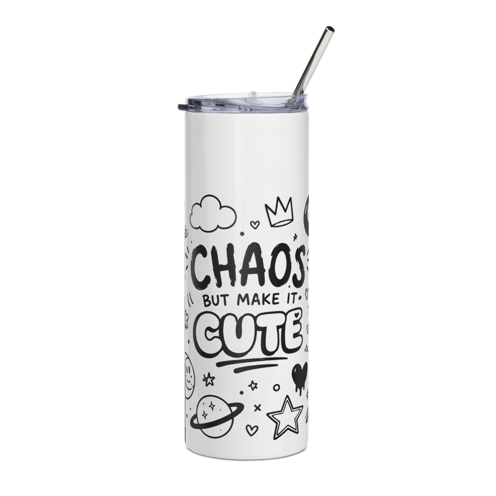  chaos graphic tumbler