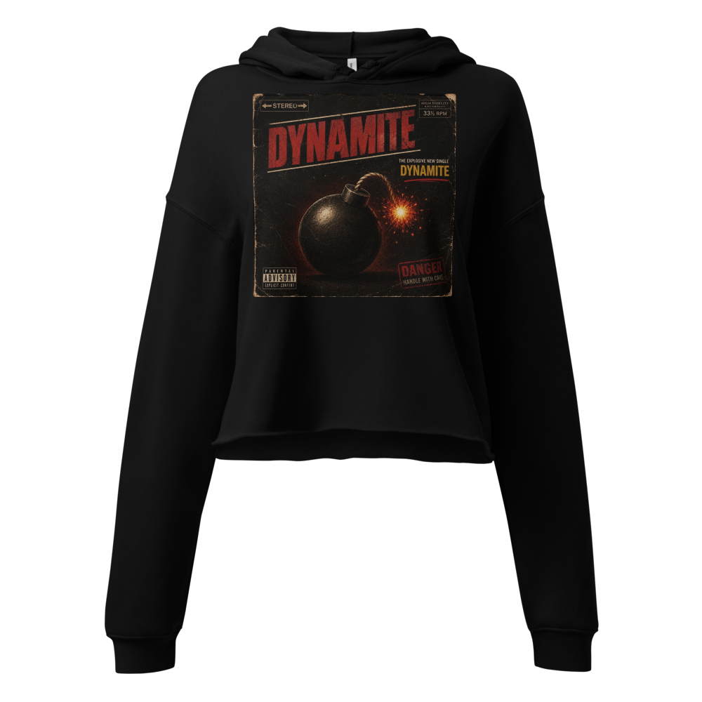Sweat à capuche court pour femme