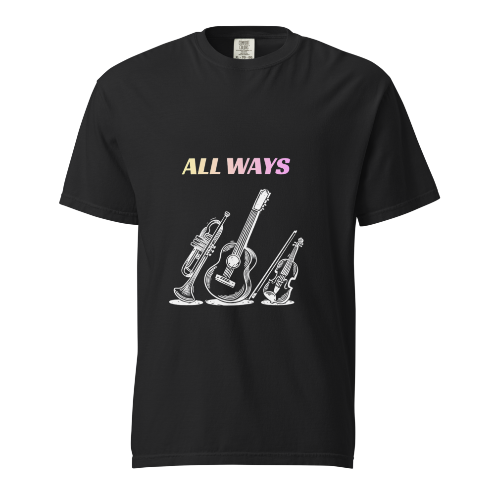 All Ways Music - Premium Black Tee