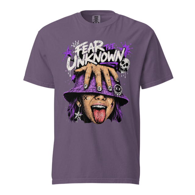 Vintage Purple Edgy Skull T-shirt