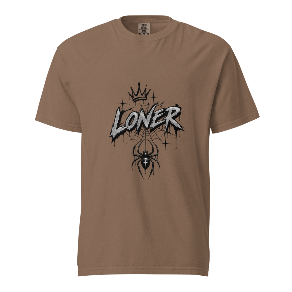 "LONER Spider Heavyweight Tee"