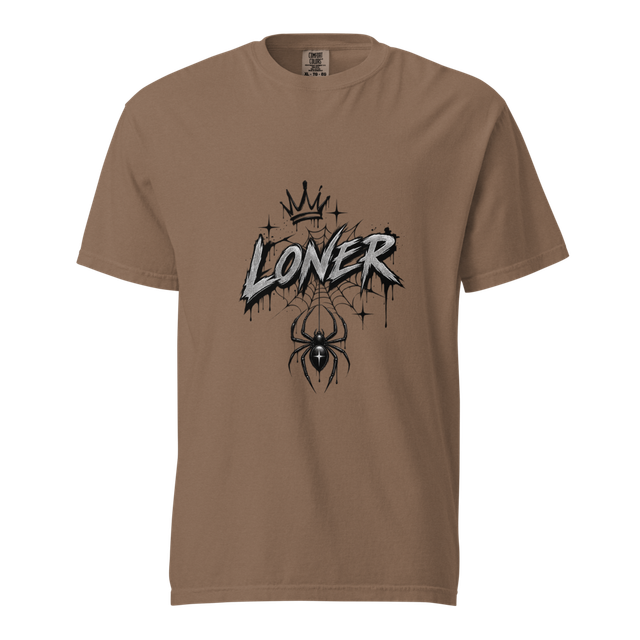 "LONER Spider Heavyweight Tee"