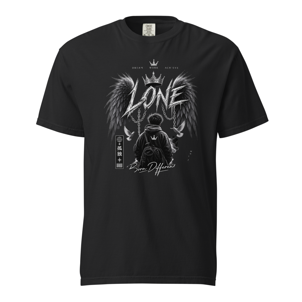 LONE Dark Aesthetic  Heavyweight Tee" ya "Urban Lo