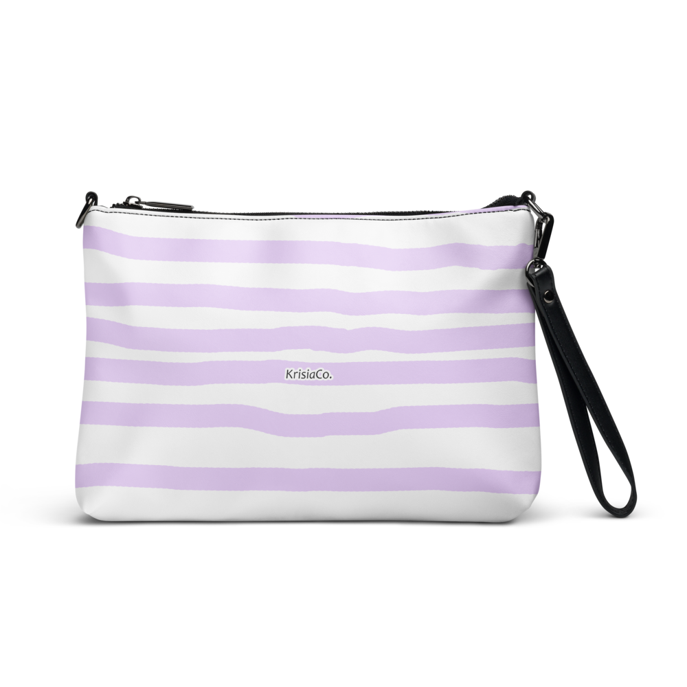 Lilac Stripes - Crossbody Bag