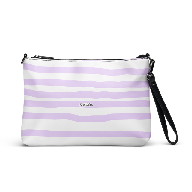 Lilac Stripes - Crossbody Bag