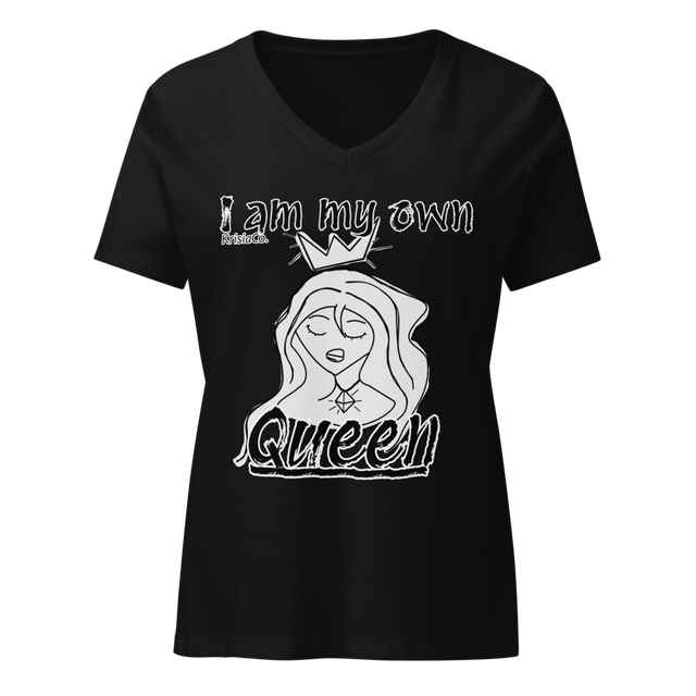 I Am My Own Queen - V-Neck Tee