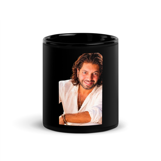 SHS Black Glossy Mug