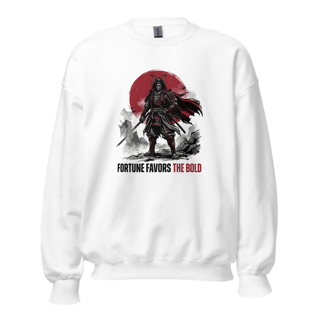 Fortune Favors the Bold | Premium Samurai Sweatshi