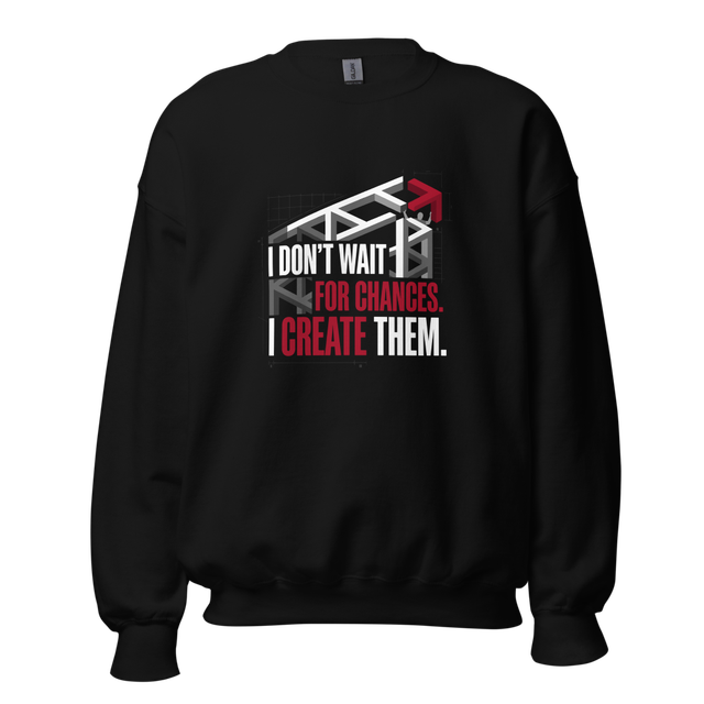Don't Wait For Chances — High-Quality Sweatshirt