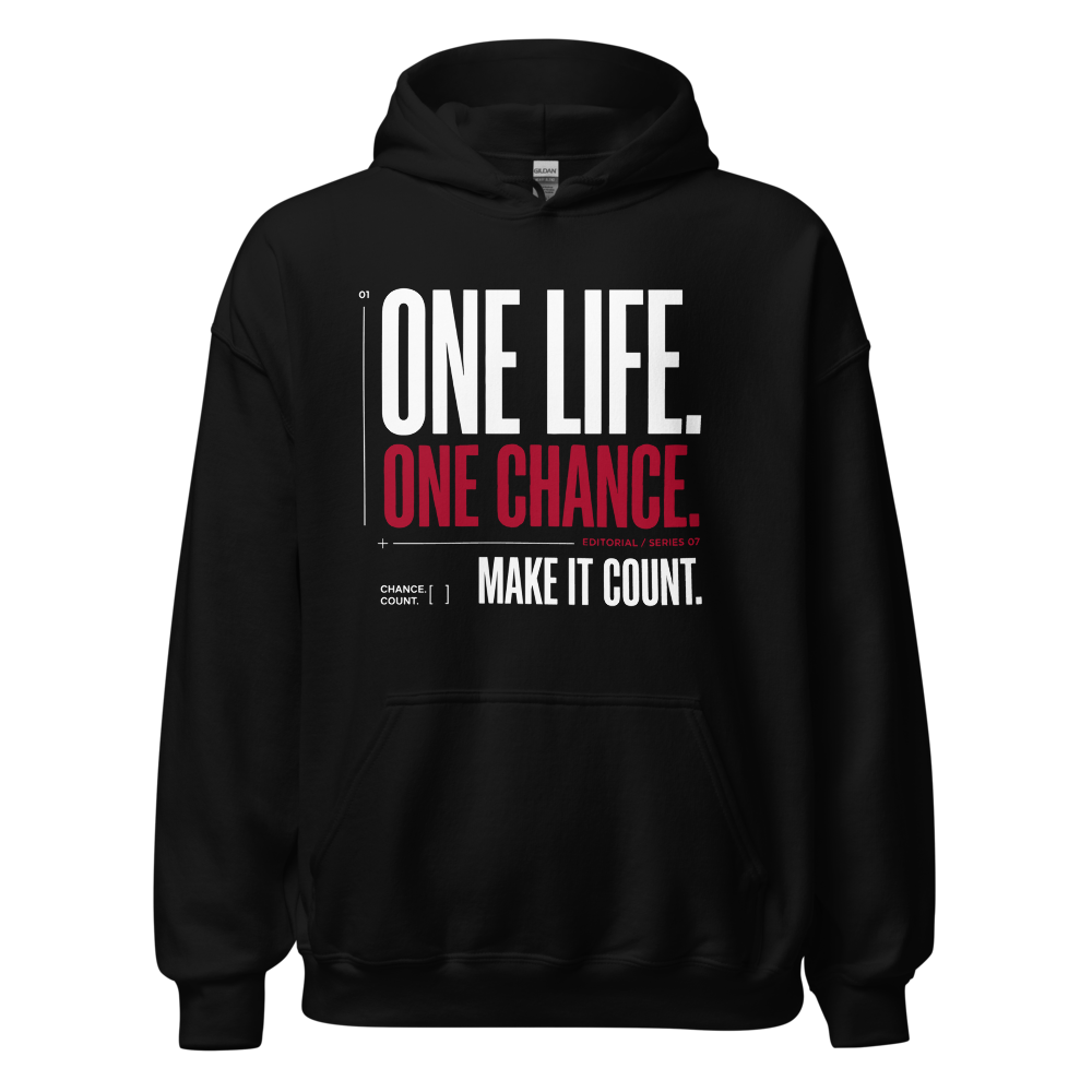 One Life One Chance — Premium Unisex Hoodie