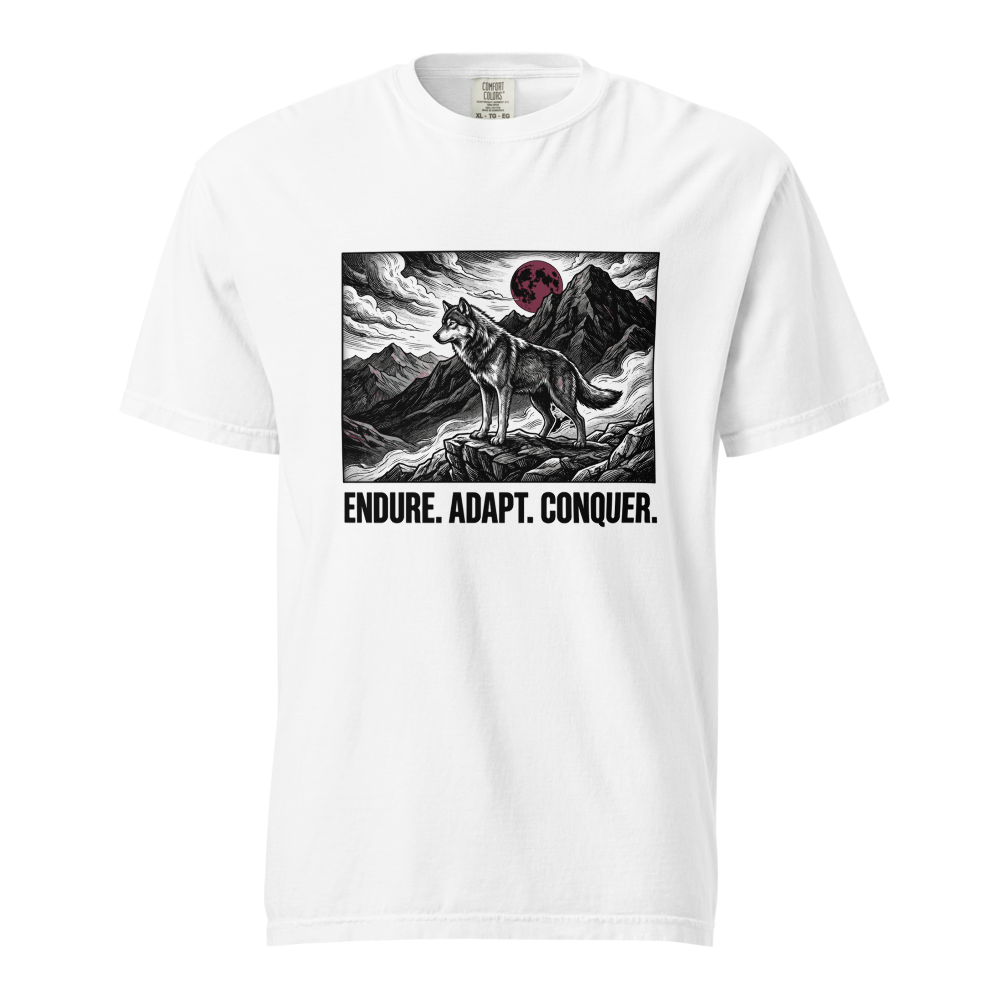 Endure Adapt Conquer Wolf Premium T-Shirt