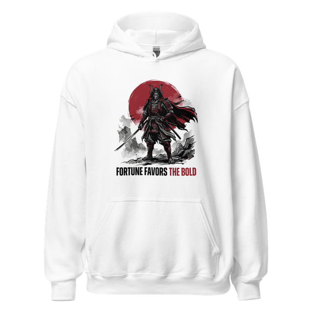 Fortune Favors the Bold | Premium Samurai Hoodie