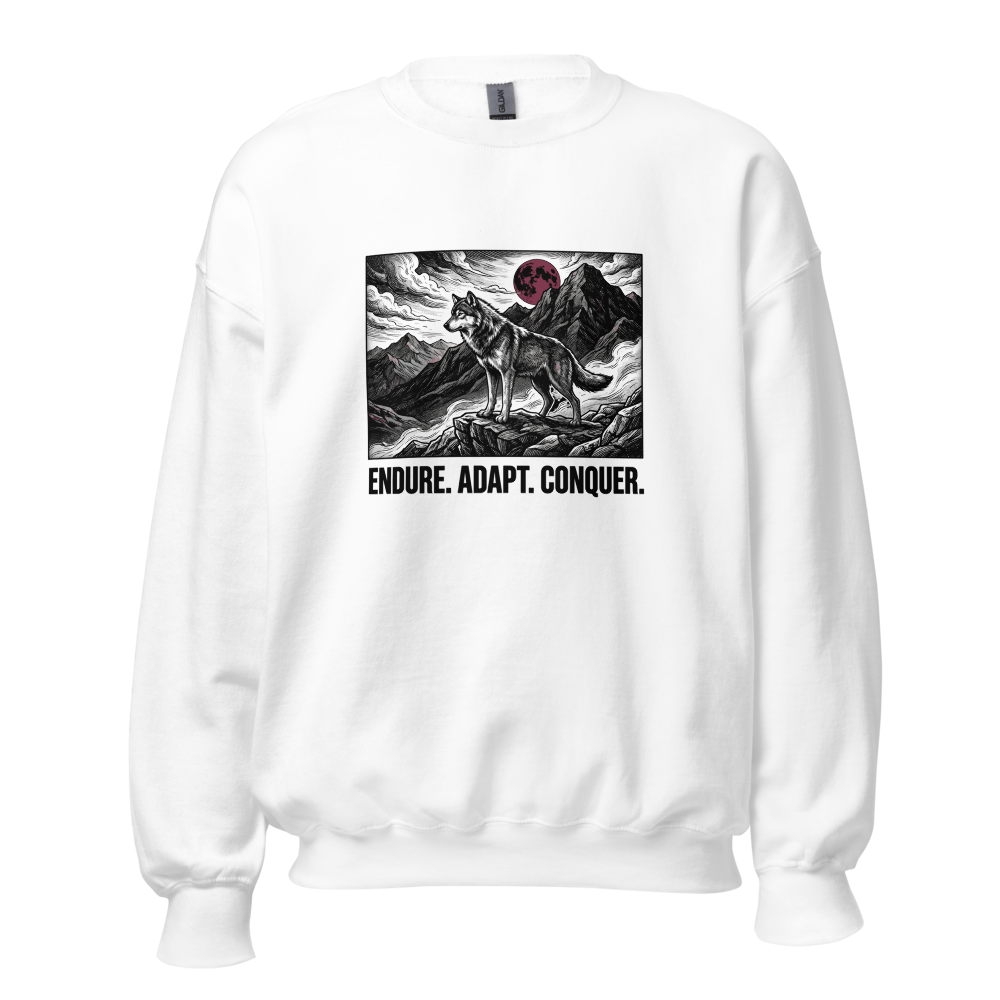 Endure Adapt Conquer Wolf Premium Sweatshirt