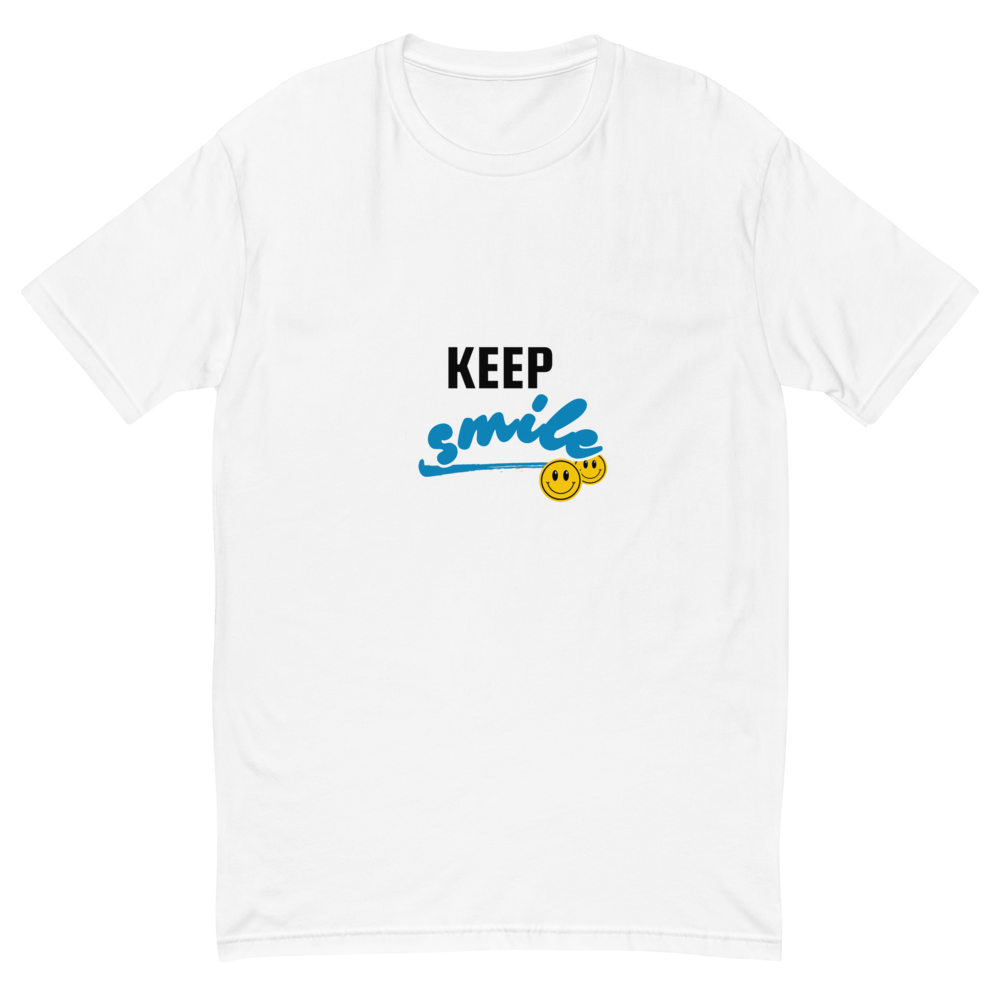 ''Keep Smile'' Men's Fitted T-Shirt