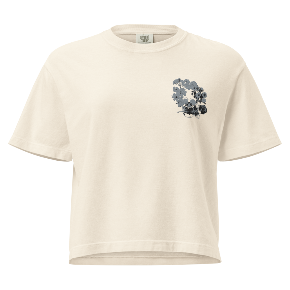 skull vintage bloom 