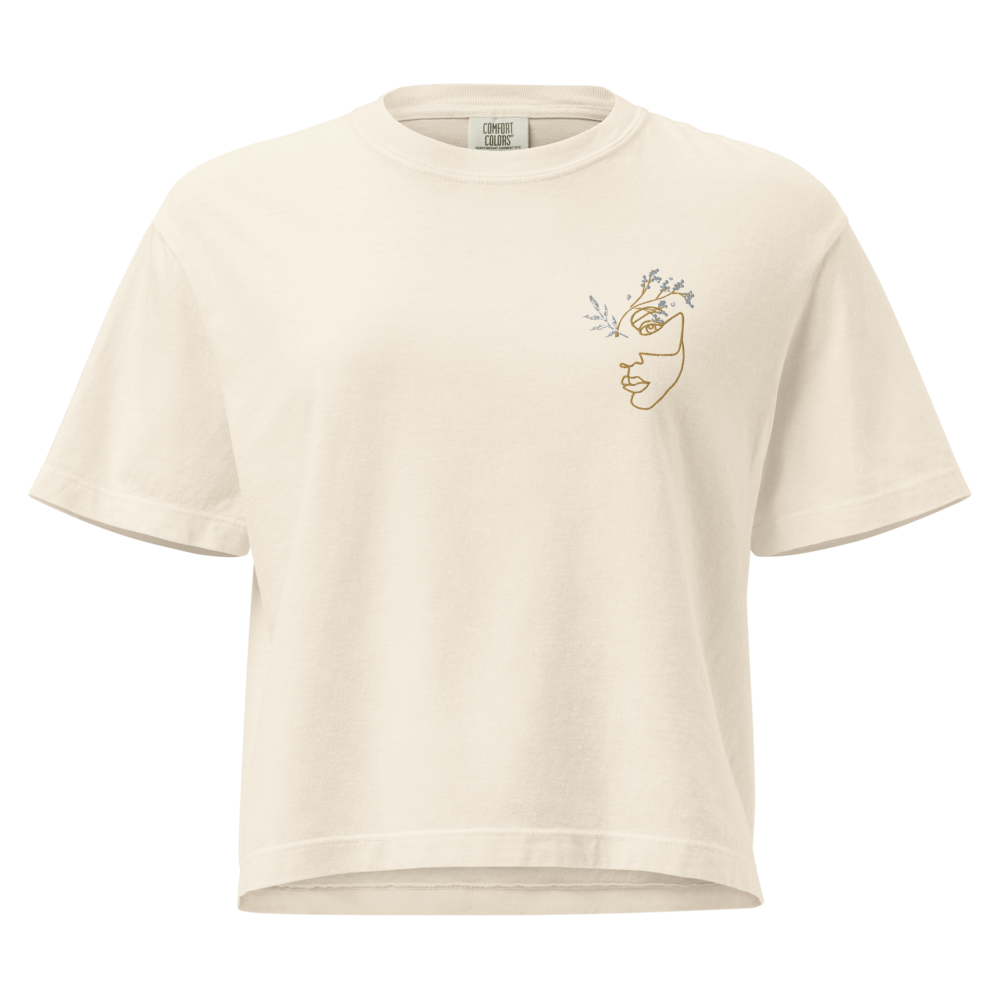 Elegant women's heavyweight Boxy T-Shirt