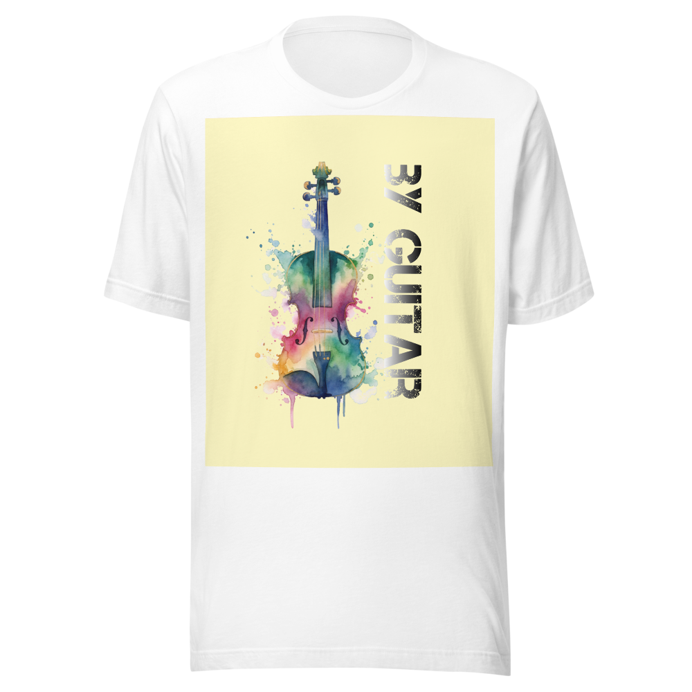 Colorful Guitar Art T-Shirt
