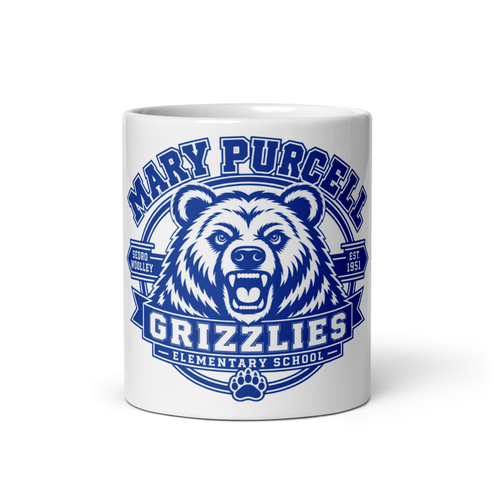 Ceramic Mug with Grizzly Design
