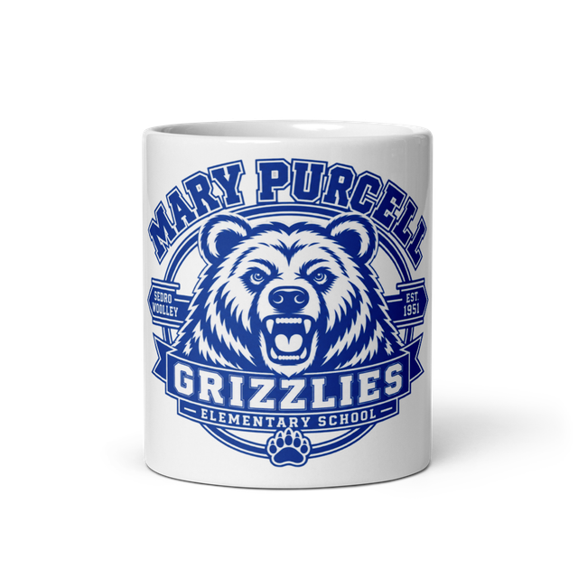 Ceramic Mug with Grizzly Design