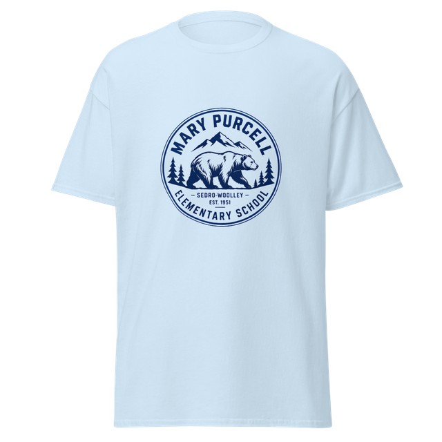 Adult Short Sleeve T Shirt w Blue Mountains Design
