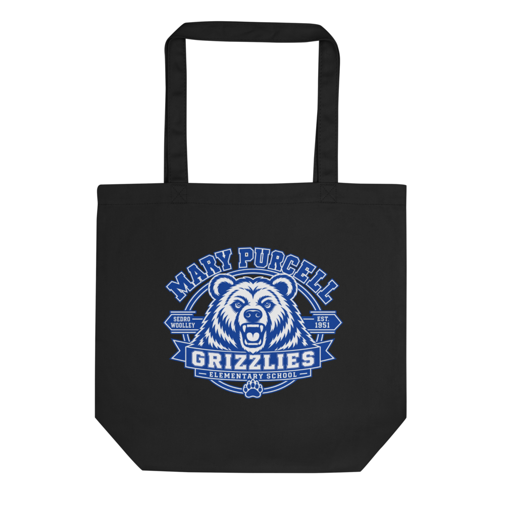 Tote Bag with Grizzly Design