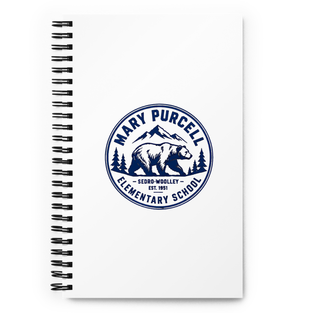 Notebook with Blue Mountains Design
