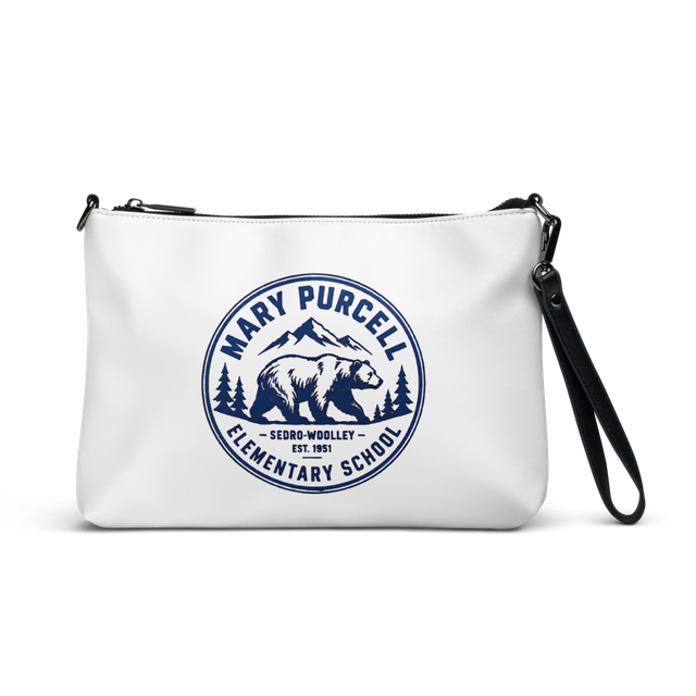 Cross Body Bag with Blue Mountains Design