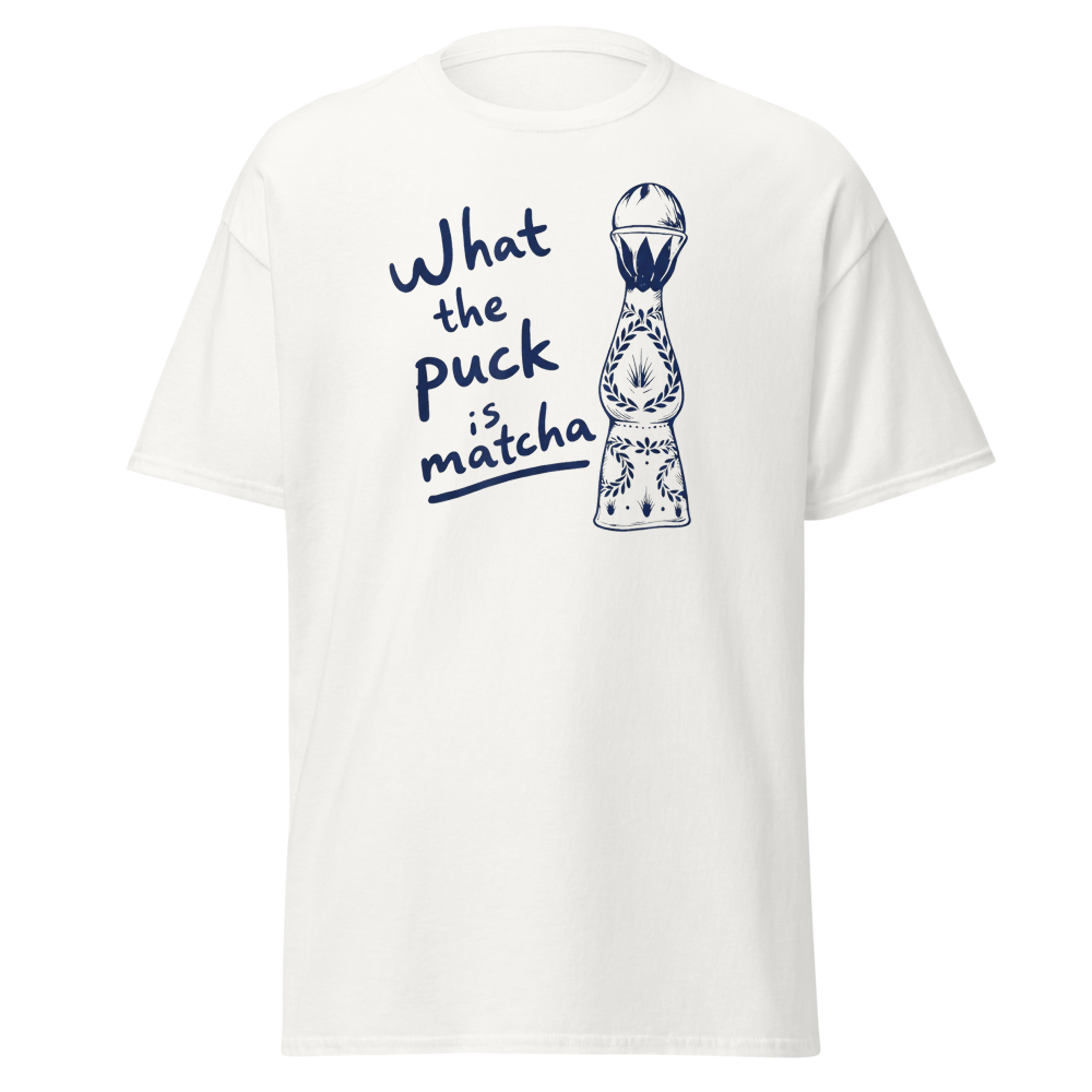 What the Puck Is Matcha? Funny Hockey Matcha Lover